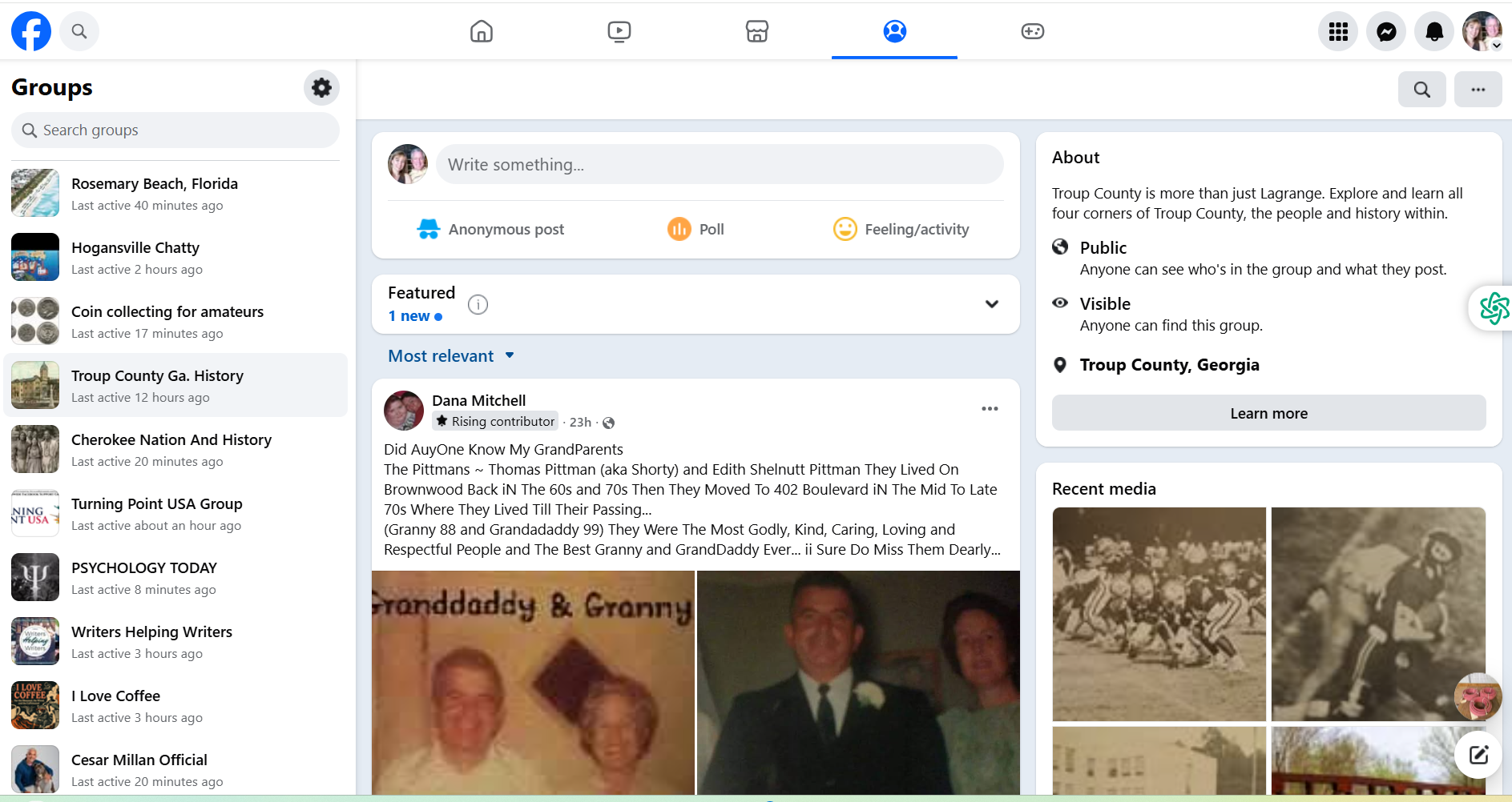Troup County Local Facebook Group